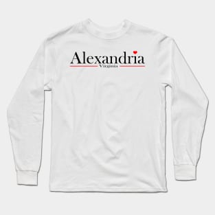 Alexandria VA Long Sleeve T-Shirt